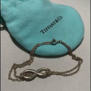 Tiffany infinity silver bracelet